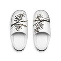Bamboo Brushstroke Women's Indoor Slippers – Minimalist Zen House Shoes