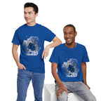 Hex Moon Graphic Tee Design Hex29 — Distressed Space Cheese Vintage Astronomy T-Shirt