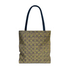 Abstract Olive Mosaic Tote Bag — All-Over-Print Reusable Shopper