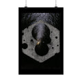 Abstract Hexagon Nightscape poster | Matte Vertical Poster