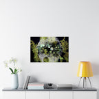 Abstract Green Geometry Matte Poster — Horizontal Wall Art