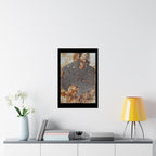Rust Texture Matte Poster — Industrial Abstract Vertical Wall Art
