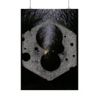 Abstract Hexagon Nightscape poster | Vertical Poster