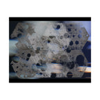 Abstracte zeshoekige matte poster — Moderne geometrische kunstprint 