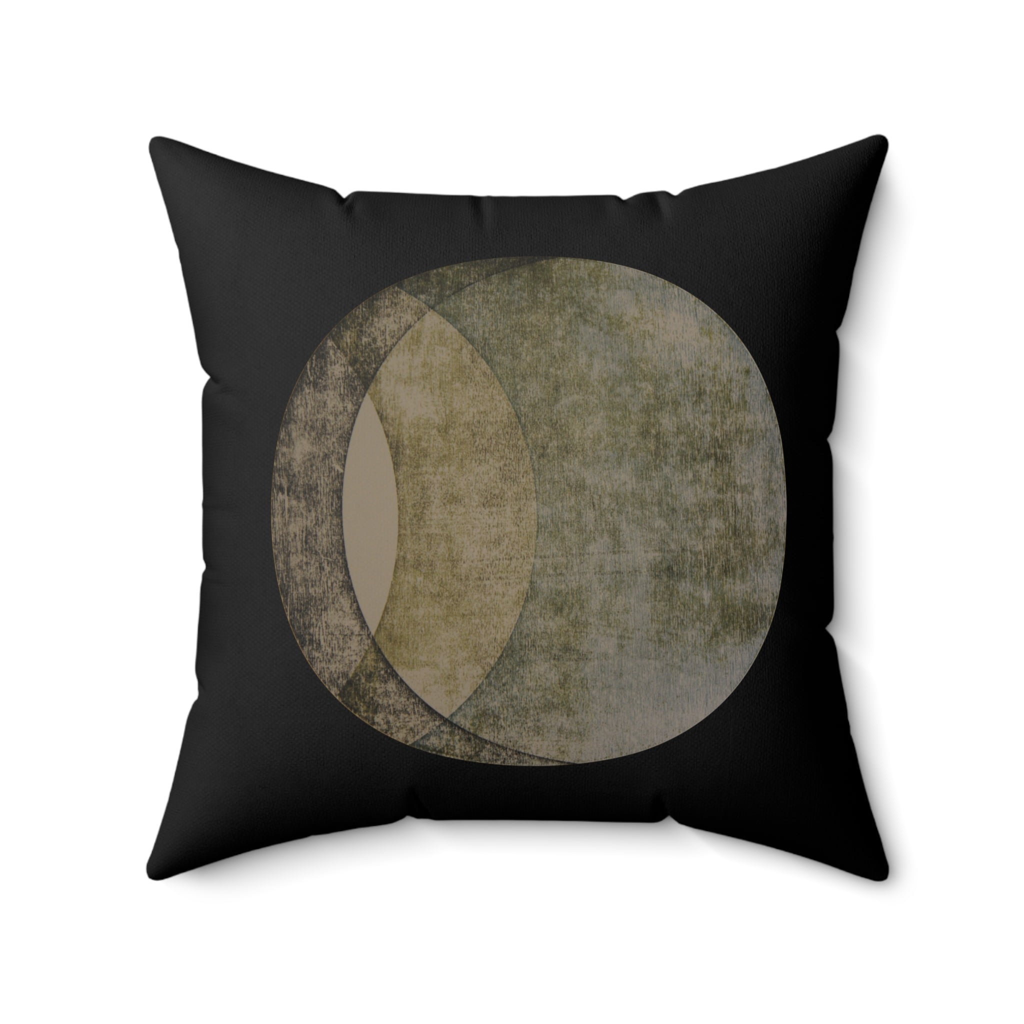 Lunar Phases Decorative Pillow — Minimal Moon Art Throw Pillow